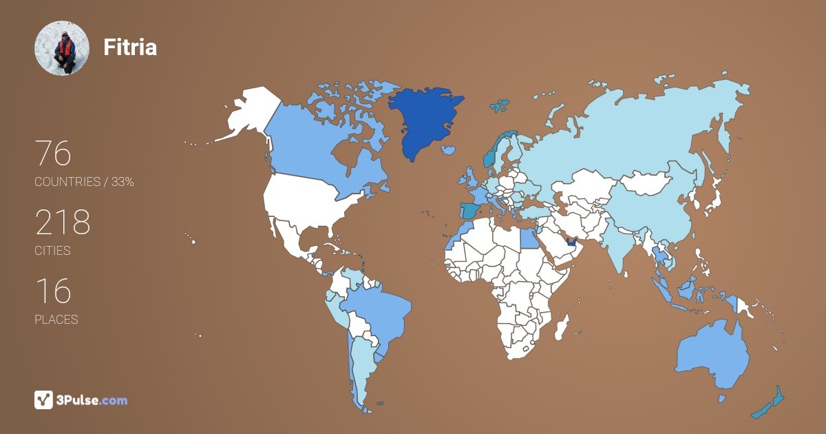 Изображение Карты путешествий Fitria Wahyuni