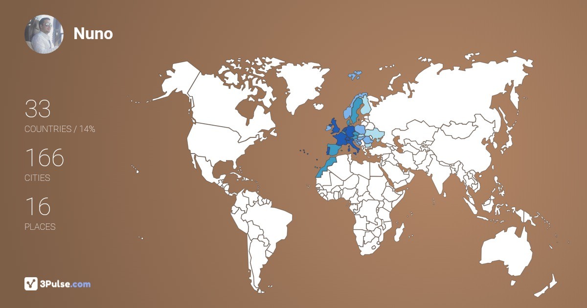 Изображение Карты путешествий Nuno Santos