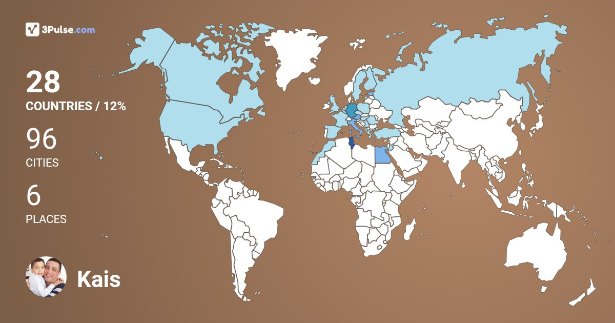 Изображение Карты путешествий Kais Soui