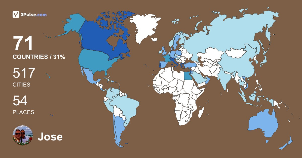 Изображение Карты путешествий Jose Trafaria