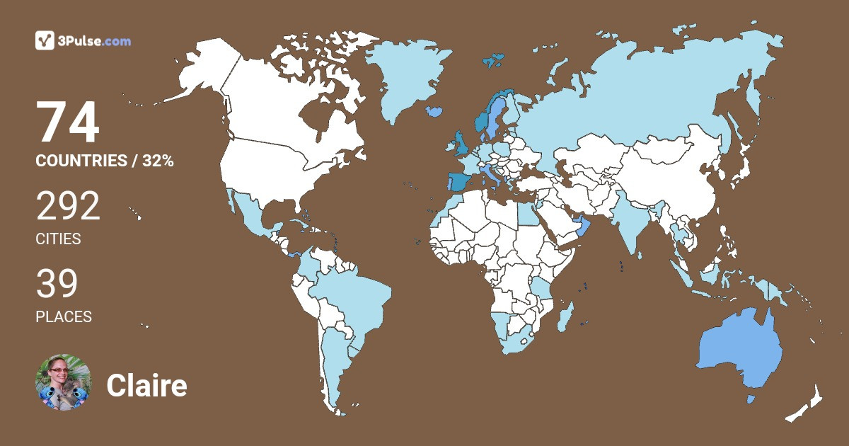 Изображение Карты путешествий Claire Norman