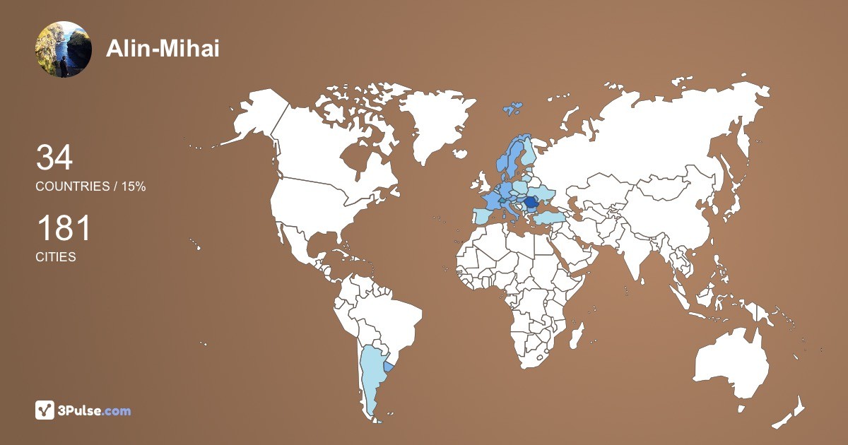 Изображение Карты путешествий Alin-Mihai Panuroiu