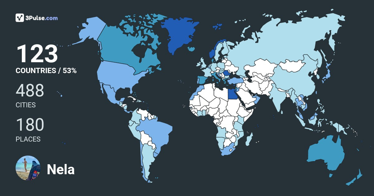Изображение Карты путешествий Nela Silaghi