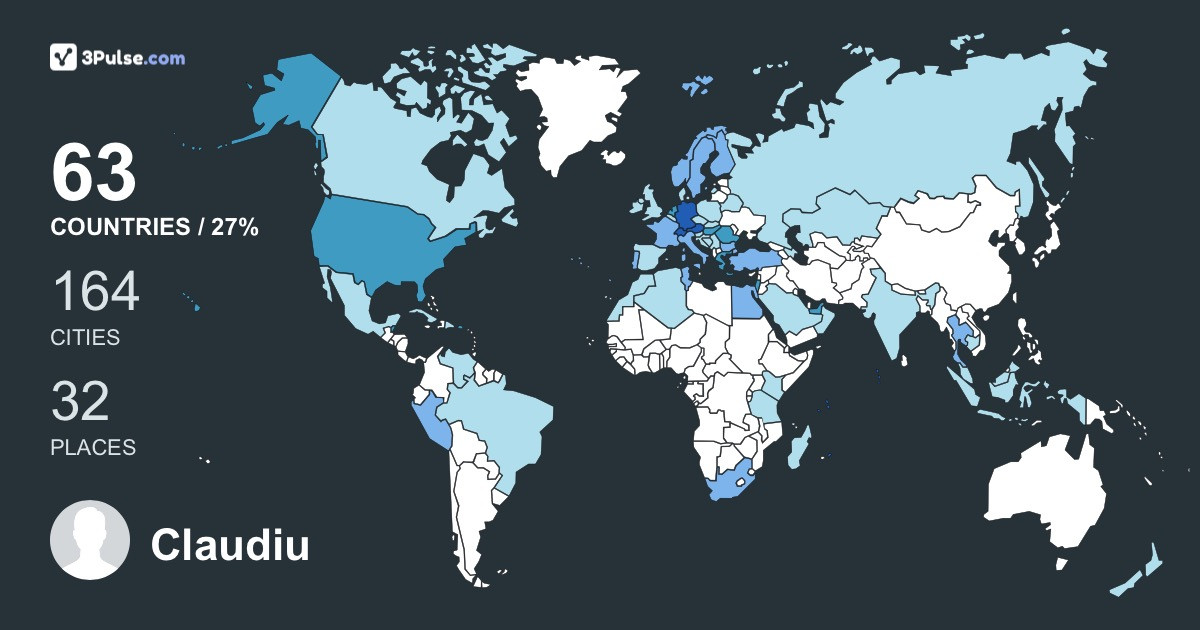 Изображение Карты путешествий Claudiu Schmidt