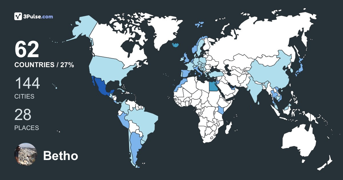 Изображение Карты путешествий Betho Rodriguez