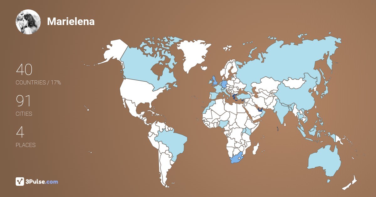 Marielena Michalatou's Travel Map Image