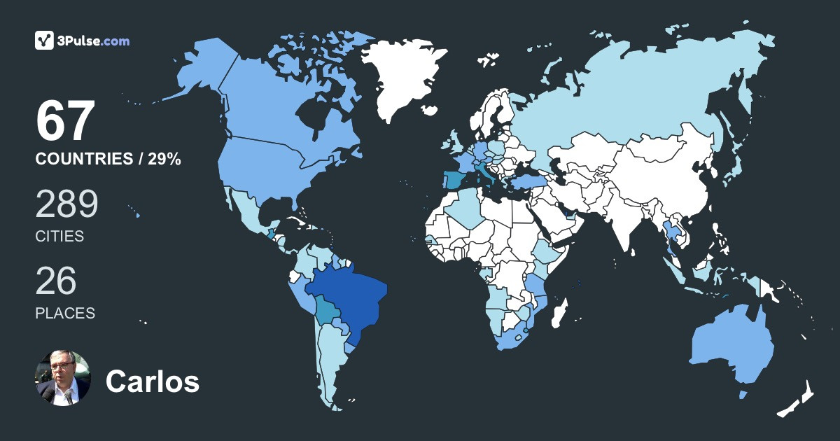 Изображение Карты путешествий Carlos Iglesias