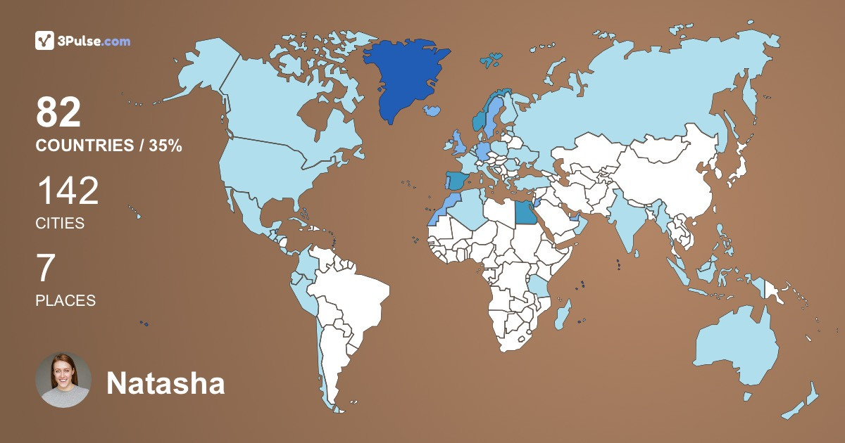 Изображение Карты путешествий Natasha Wood