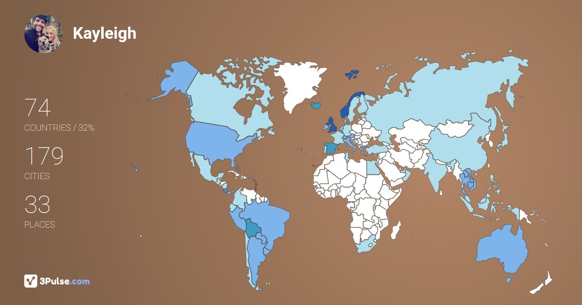 Изображение Карты путешествий Kayleigh Southerton