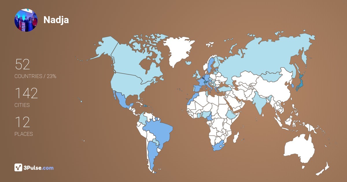 Изображение Карты путешествий Nadja Maraite
