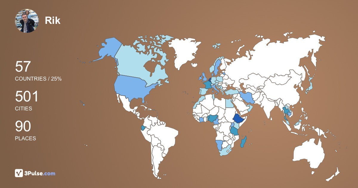 Изображение Карты путешествий Rik Florin