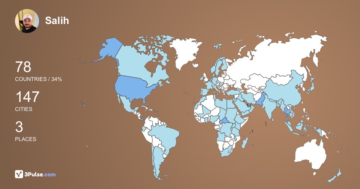 Изображение Карты путешествий Salih Azeez
