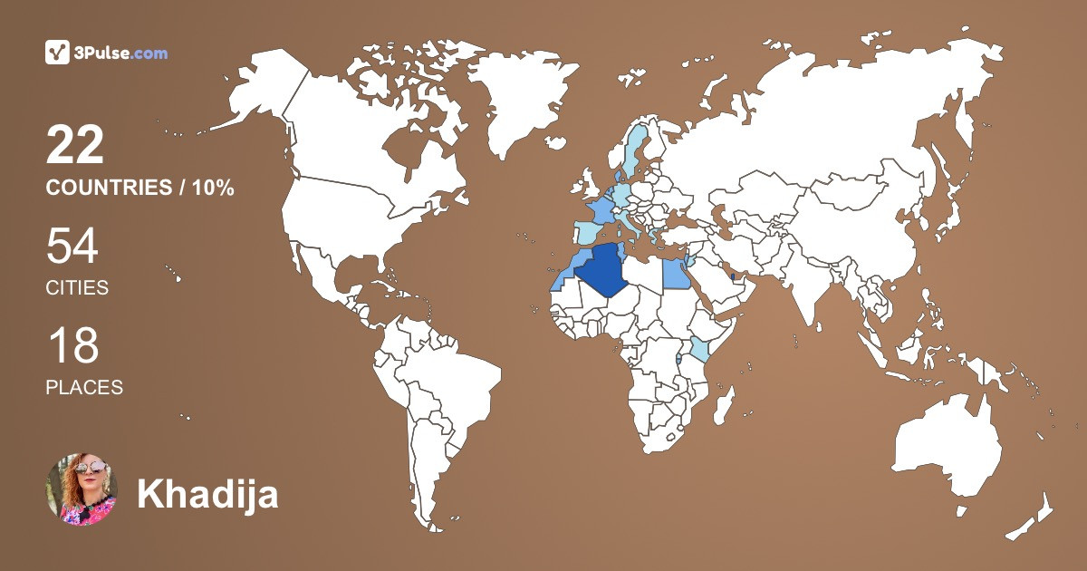 Изображение Карты путешествий Khadija Maalej