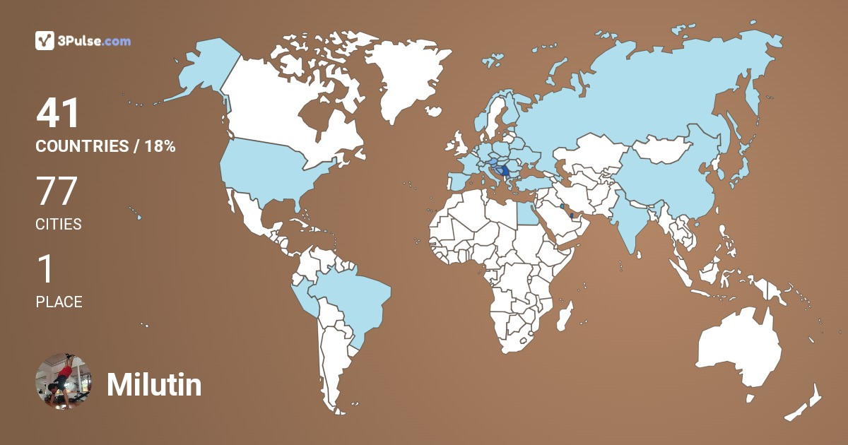 Изображение Карты путешествий Milutin Stefanovic