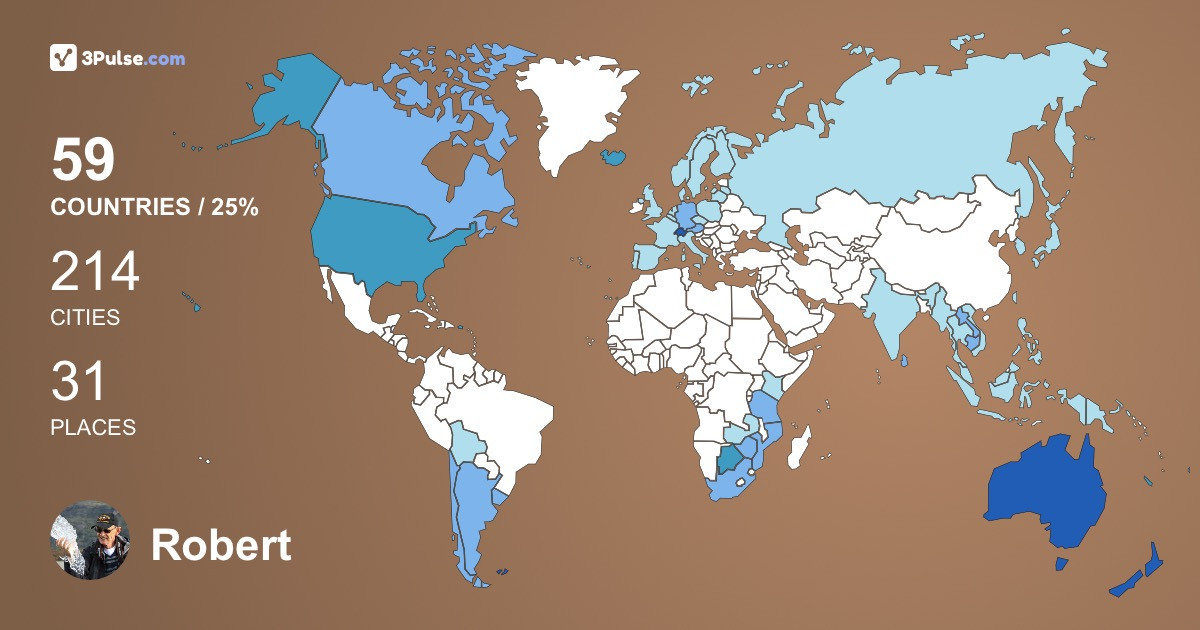 Изображение Карты путешествий Robert Ryan