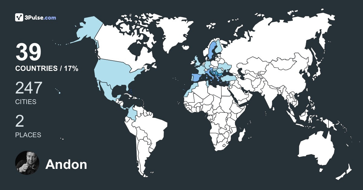 Изображение Карты путешествий Andon Davcev