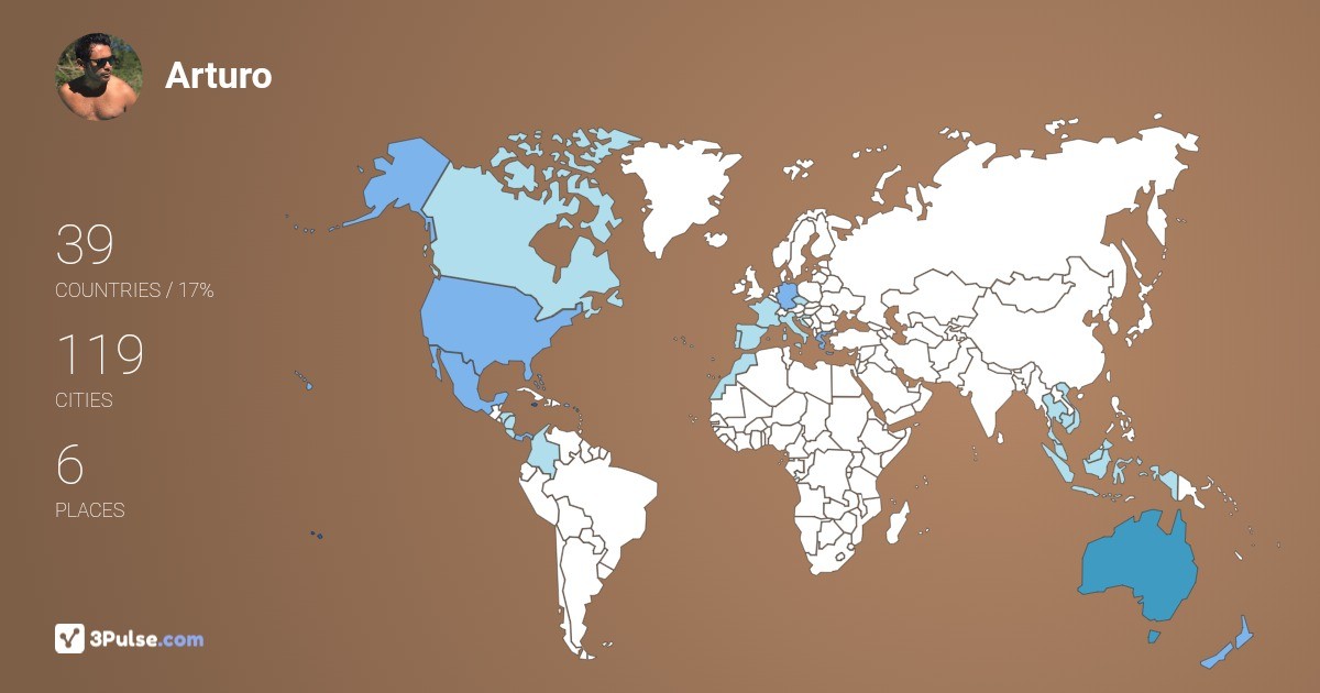 Изображение Карты путешествий Arturo Eduardo