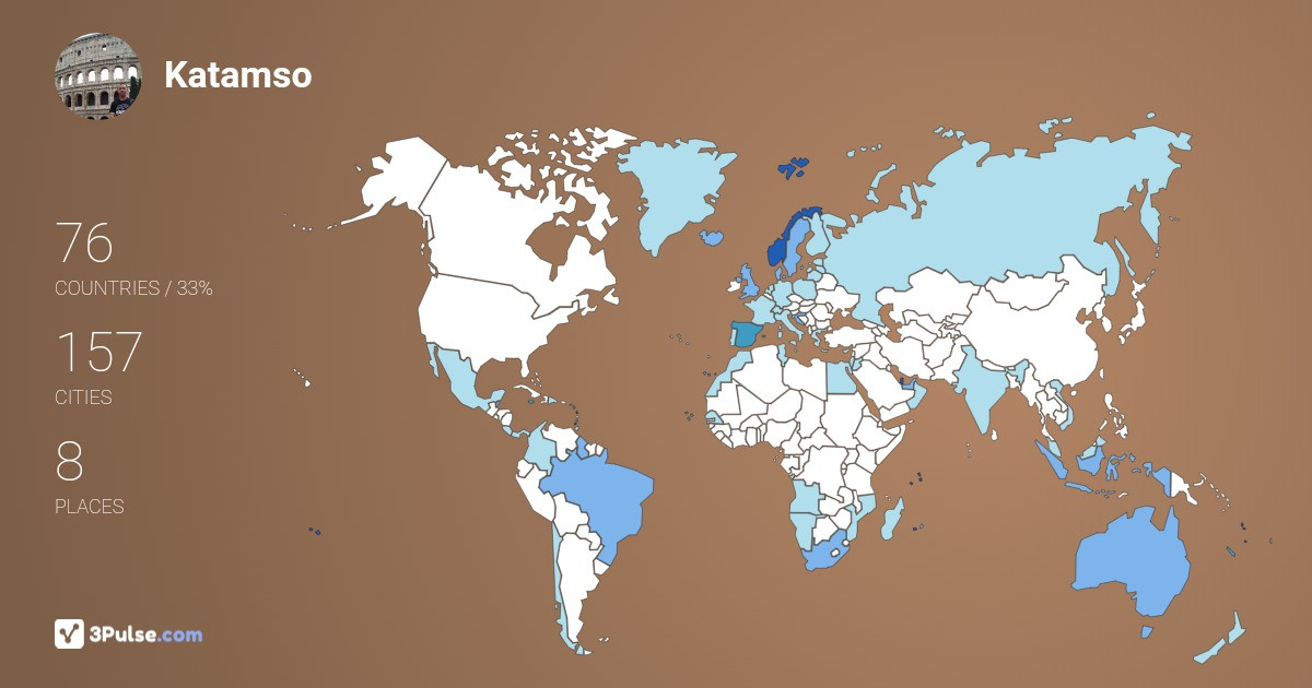 Изображение Карты путешествий Katamso Gunung