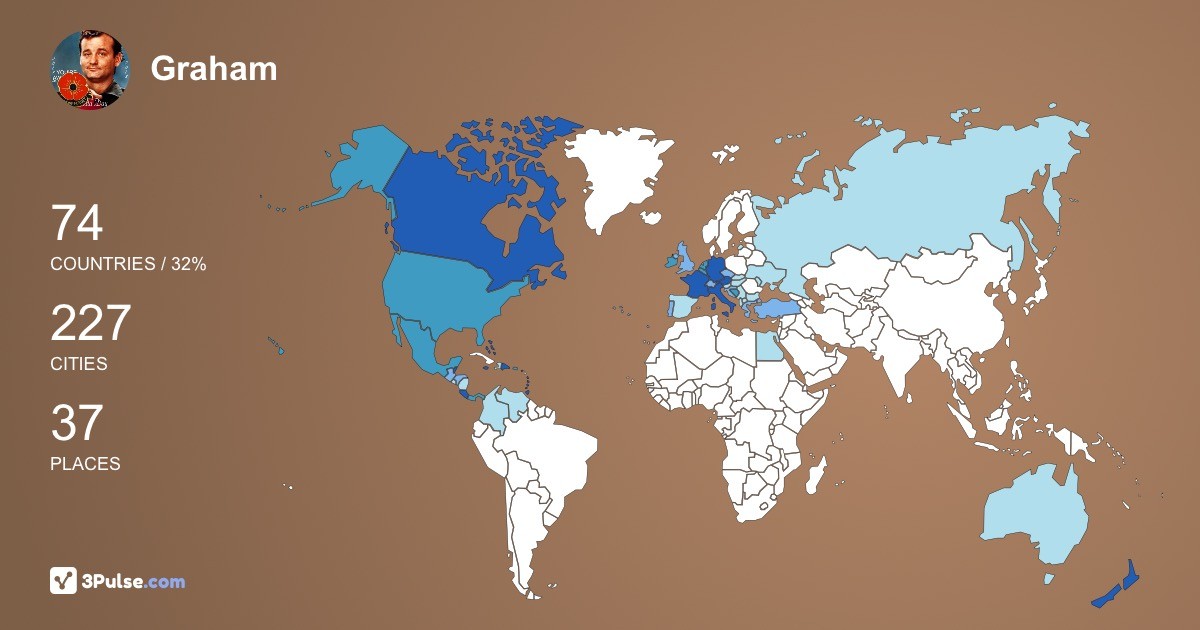 Изображение Карты путешествий Graham Chaytors