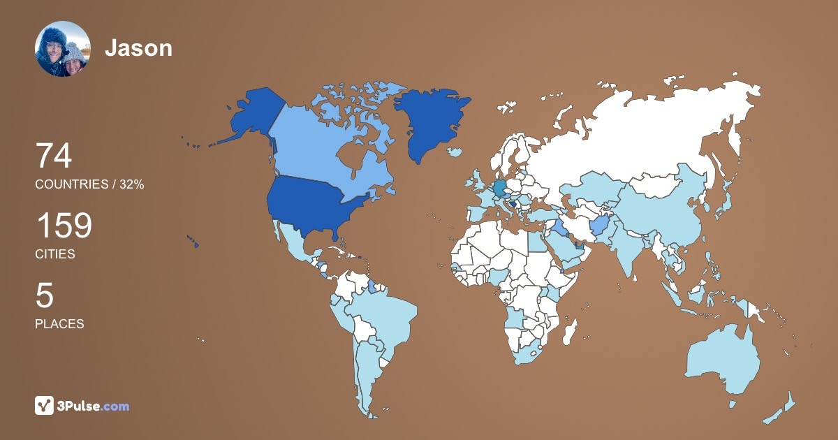 Изображение Карты путешествий Jason Gerald
