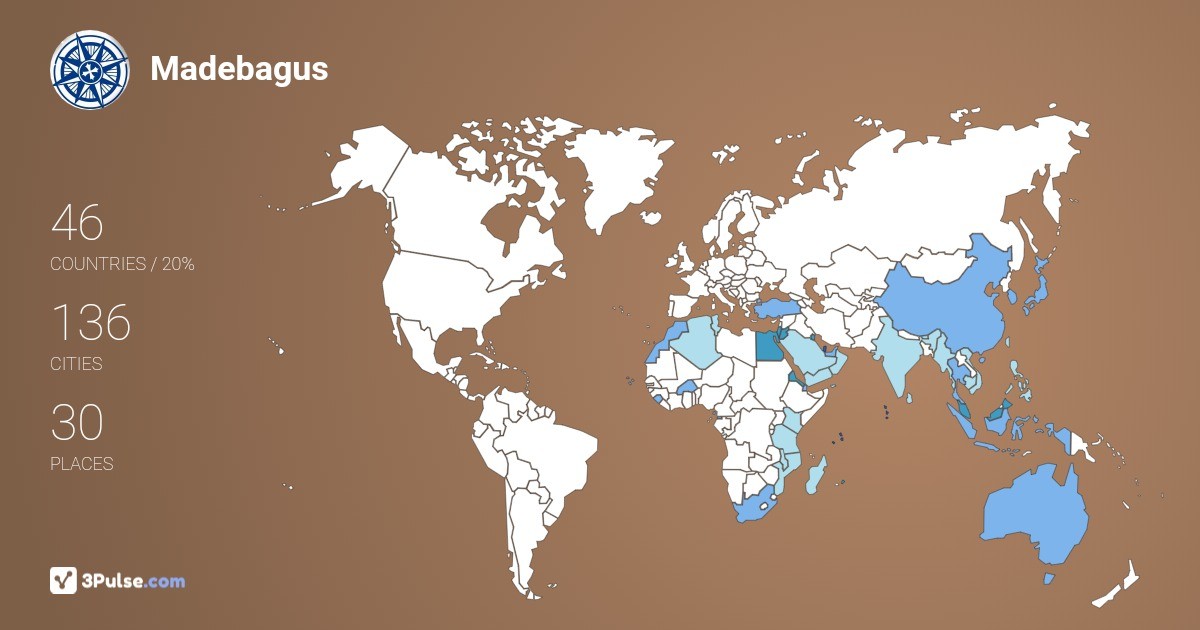 Madebagus Madebagus's Travel Map Image