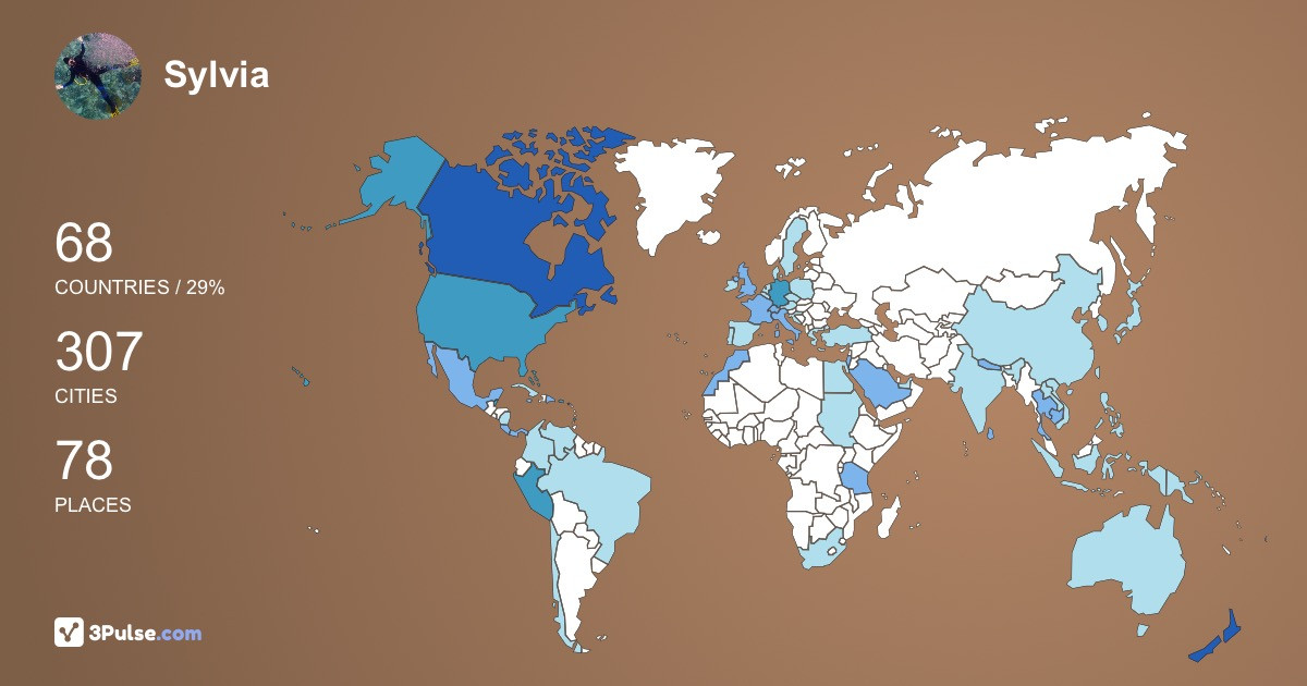 Изображение Карты путешествий Sylvia Schaefer