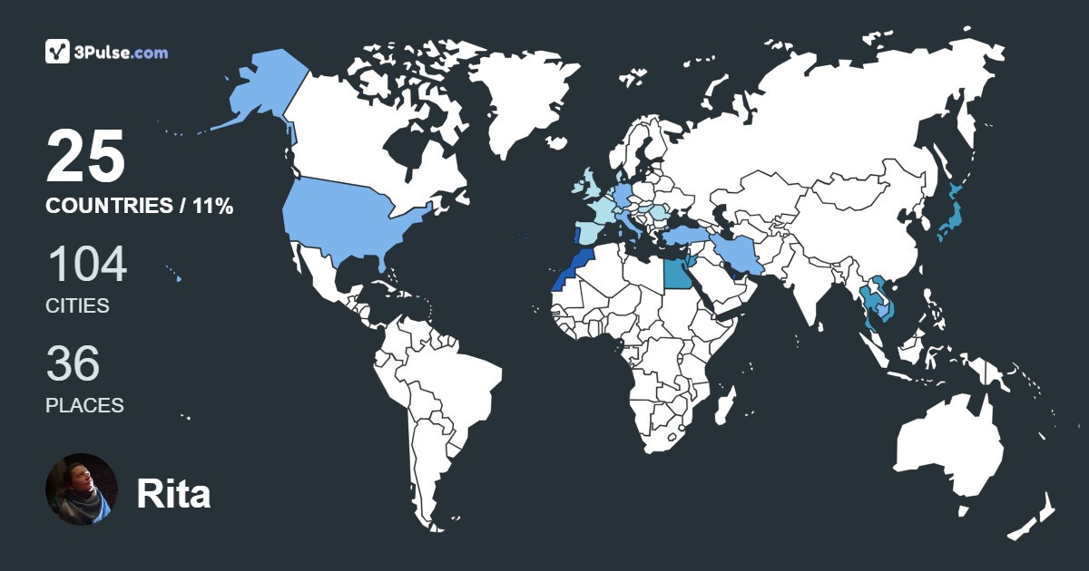 Изображение Карты путешествий Rita Leito