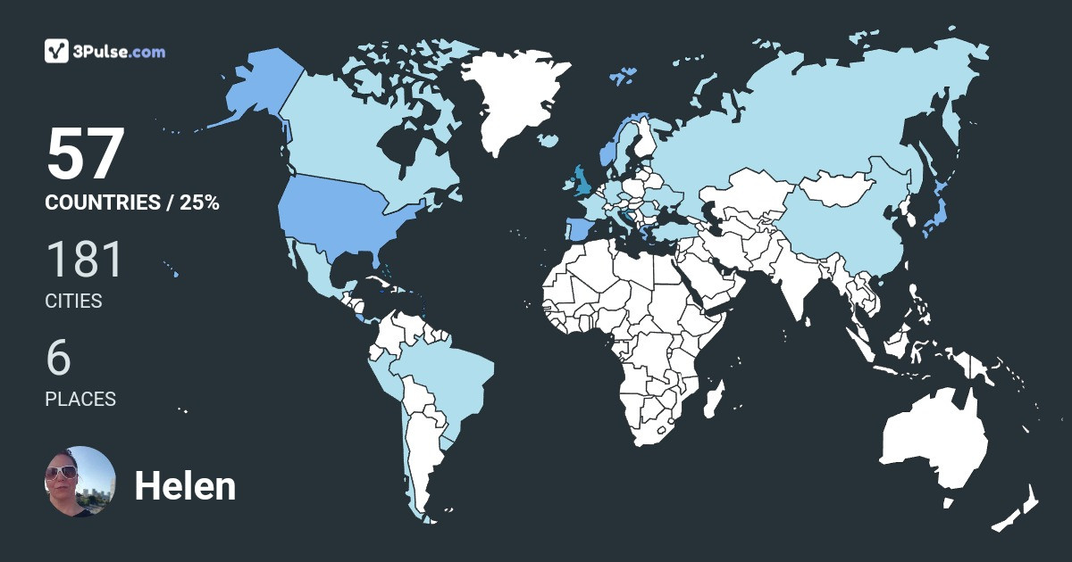 Изображение Карты путешествий Helen Bateman