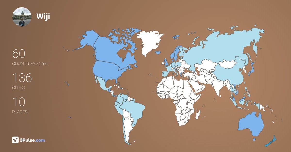 Изображение Карты путешествий Wiji Giyantara