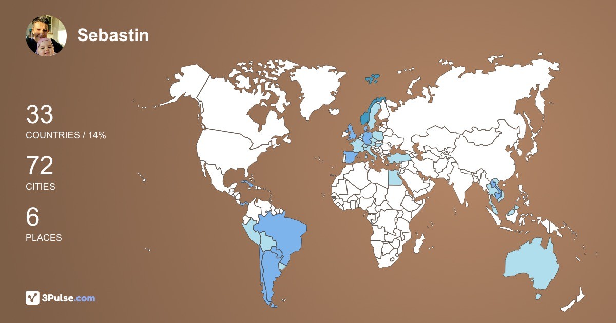 Изображение Карты путешествий Sebastin Delgado
