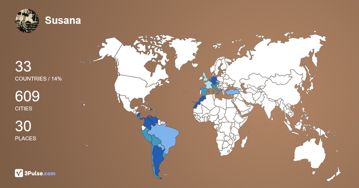 Susana de-Dorgathen's Travel Map Image