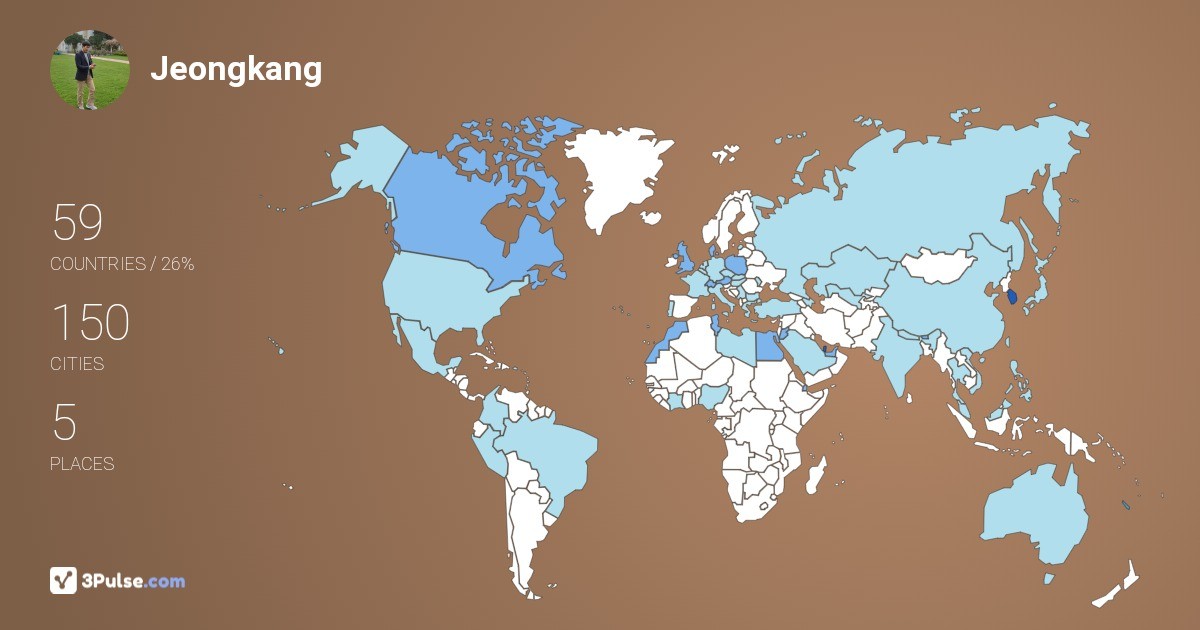 Изображение Карты путешествий Jeongkang Seo