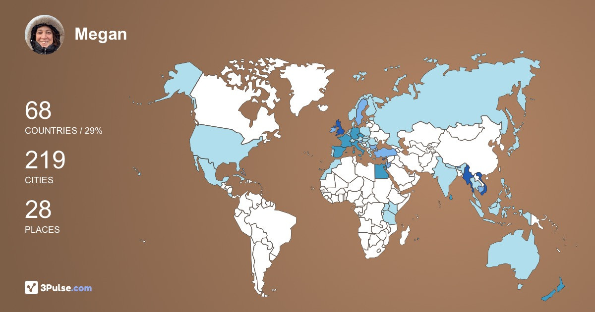 Изображение Карты путешествий Megan George