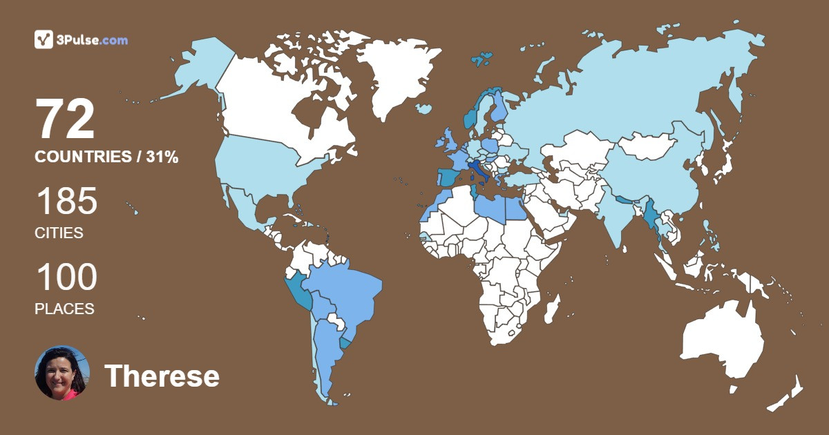 Изображение Карты путешествий Therese Grech