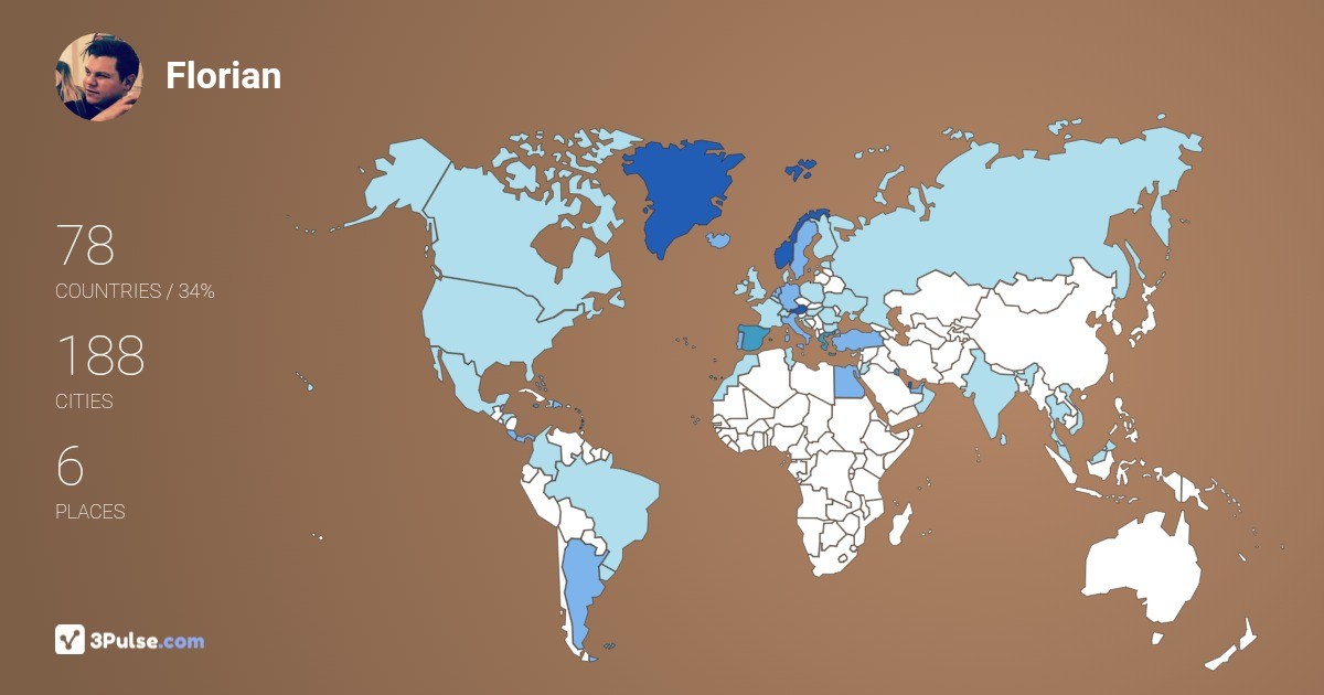 Изображение Карты путешествий Florian Kandler