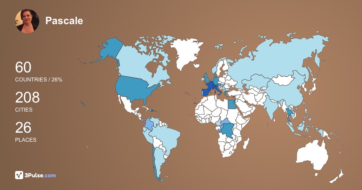 Изображение Карты путешествий Pascale Goreux