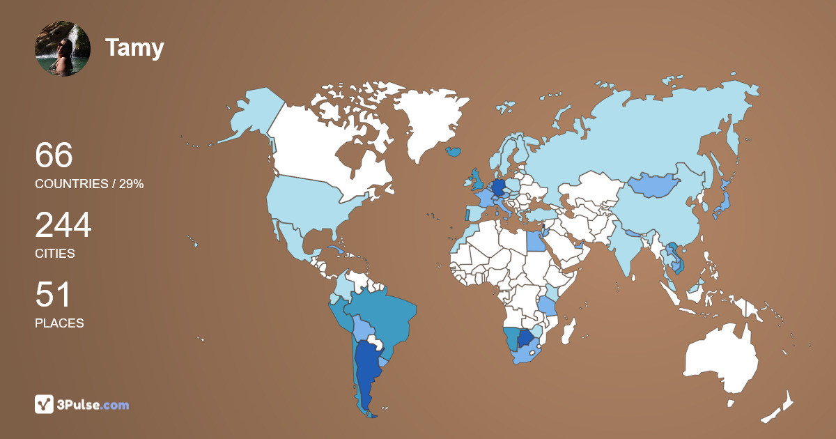 Изображение Карты путешествий Tamy Penz