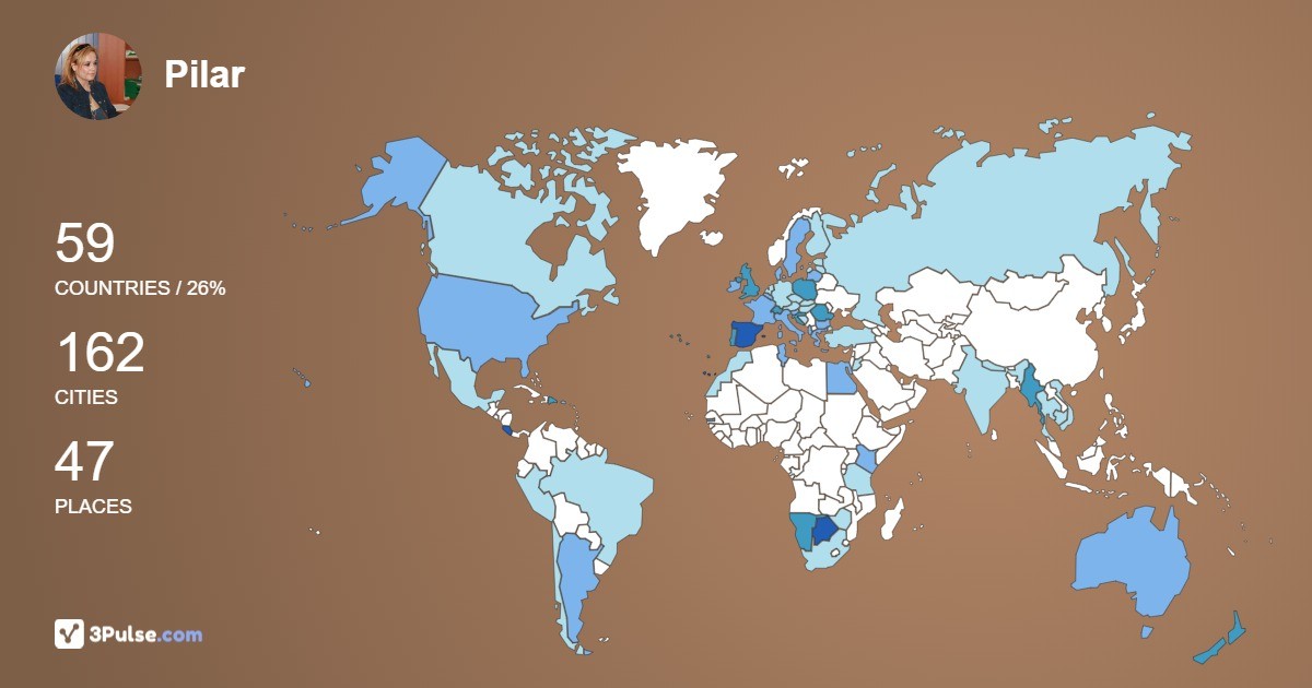 Изображение Карты путешествий Pilar Rueda