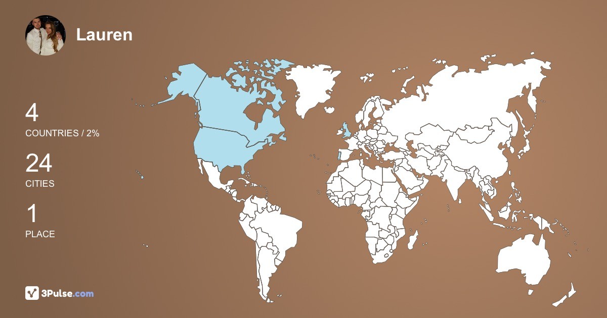 Изображение Карты путешествий Lauren Hope