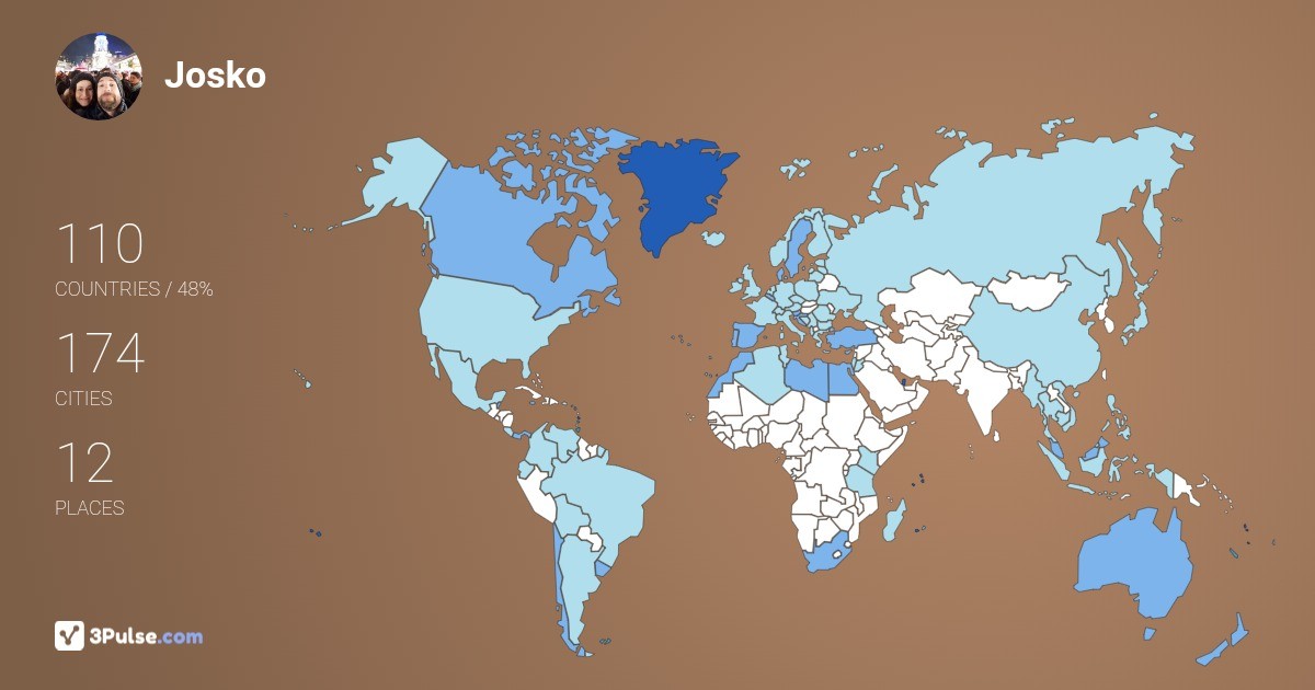 Изображение Карты путешествий Josko Kosovic