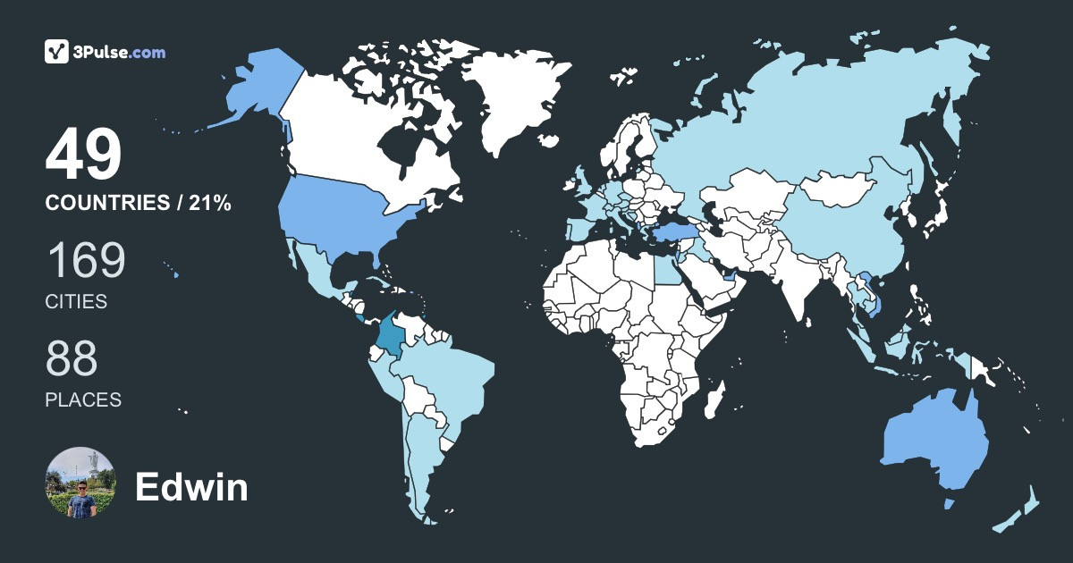 Изображение Карты путешествий Edwin Alvarez