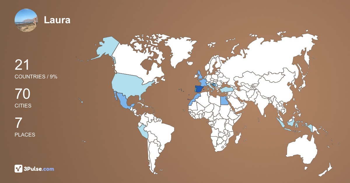 Изображение Карты путешествий Laura Orbea