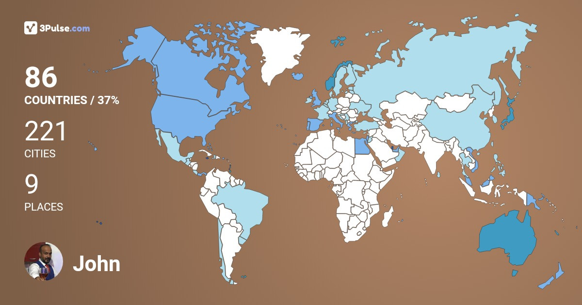Изображение Карты путешествий John Kenneth