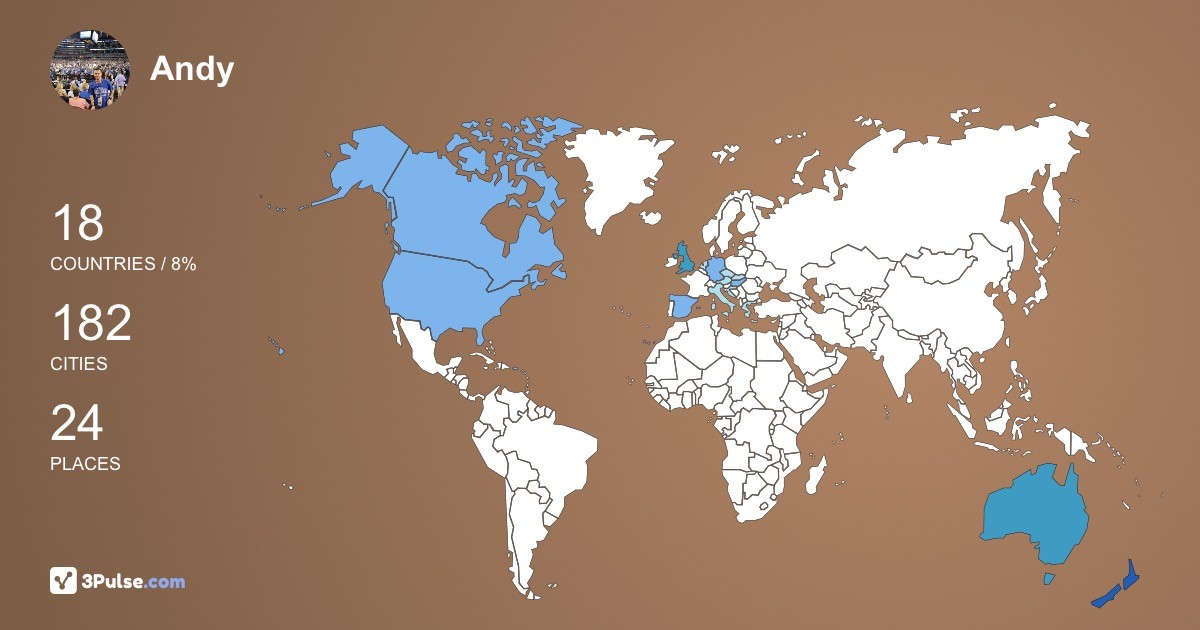 Изображение Карты путешествий Andy White