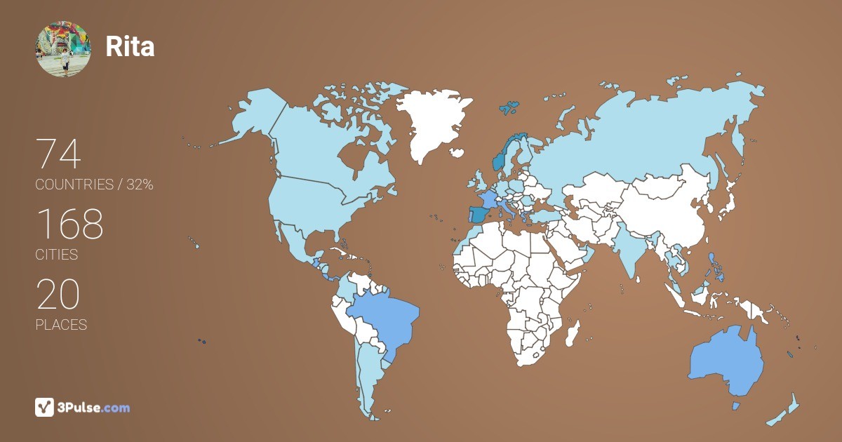 Изображение Карты путешествий Rita Eala