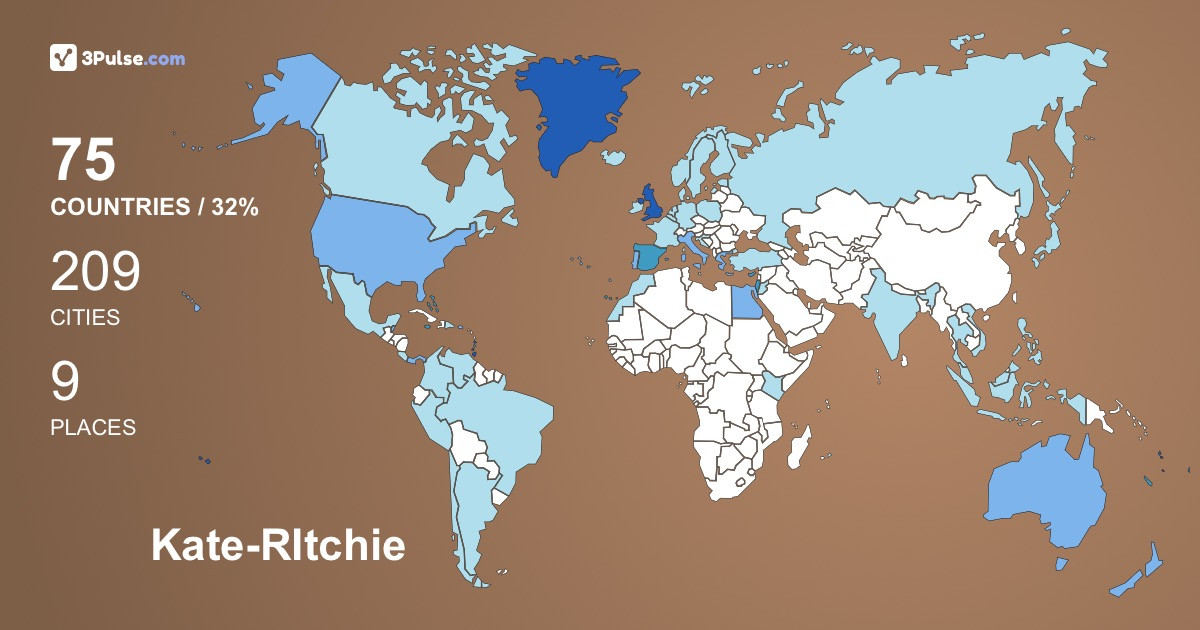 Изображение Карты путешествий Kate-RItchie Gibson
