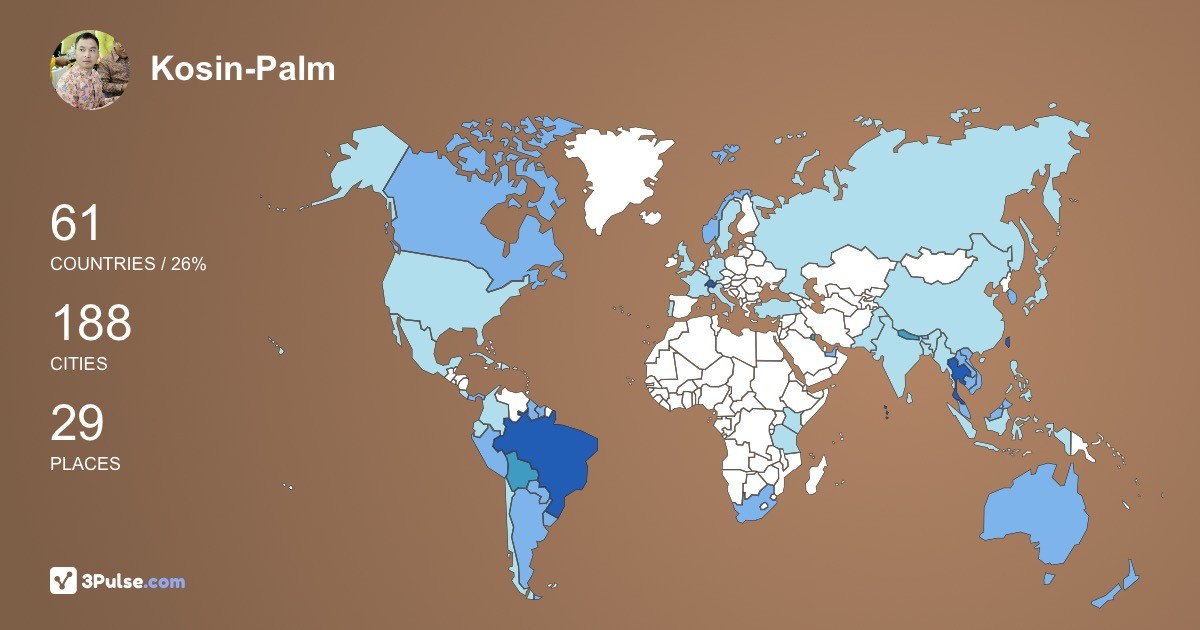 Изображение Карты путешествий Kosin-Palm Phonmang