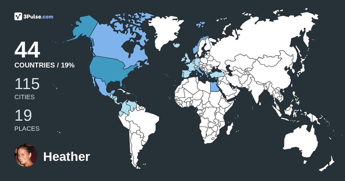 Изображение Карты путешествий Heather Perron