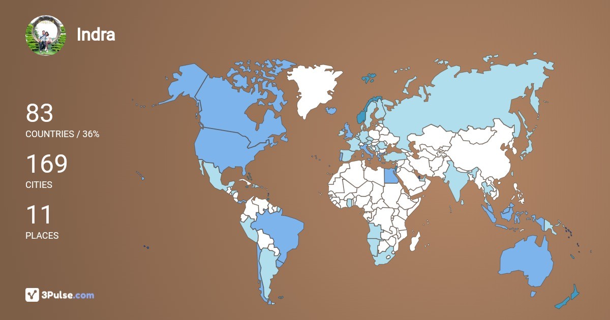 Изображение Карты путешествий Indra Permana