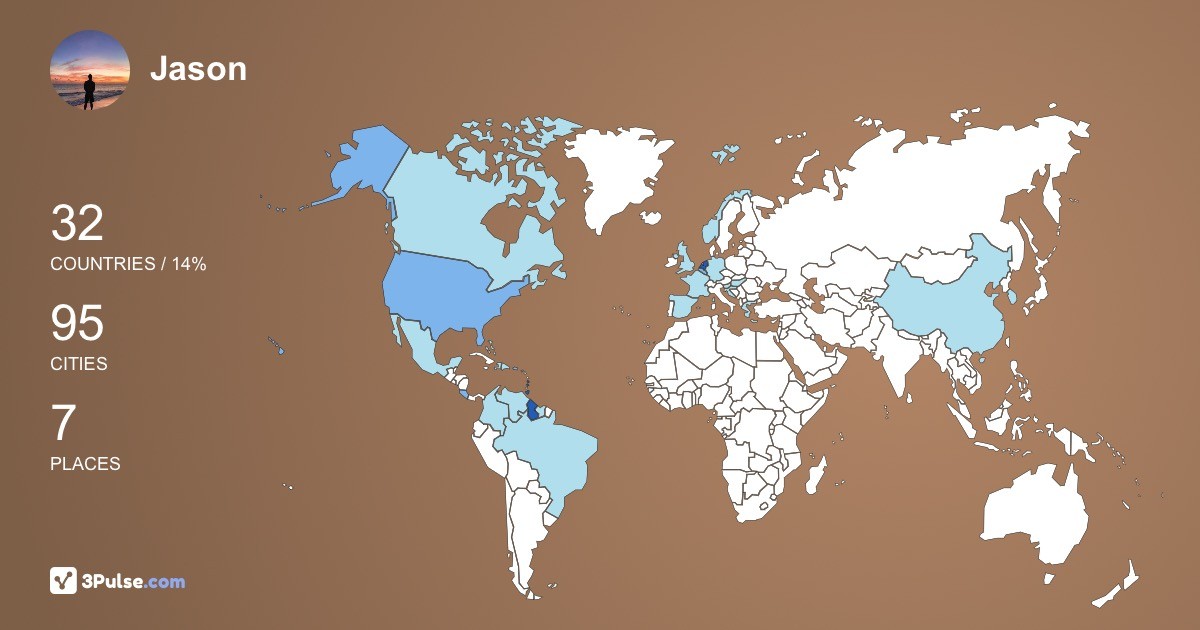 Изображение Карты путешествий Jason van-Dijk